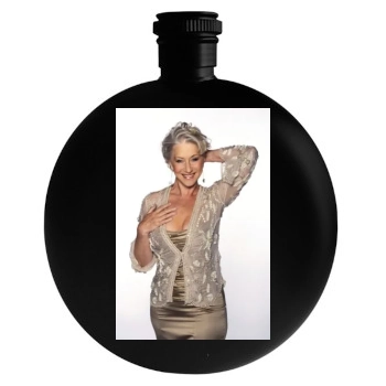 Helen Mirren Round Flask