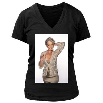 Helen Mirren Women's Deep V-Neck TShirt