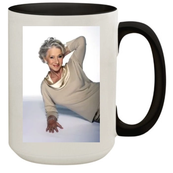 Helen Mirren 15oz Colored Inner & Handle Mug