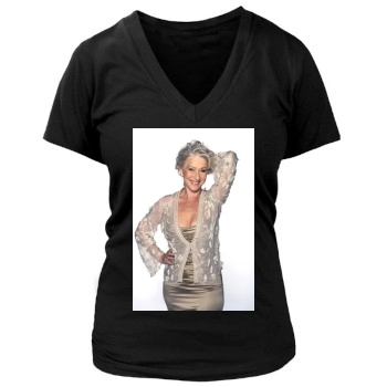 Helen Mirren Women's Deep V-Neck TShirt