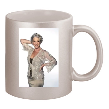 Helen Mirren 11oz Metallic Silver Mug