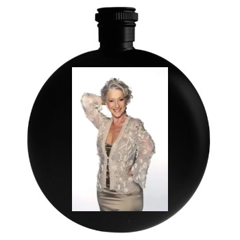 Helen Mirren Round Flask