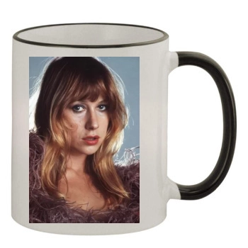 Helen Mirren 11oz Colored Rim & Handle Mug