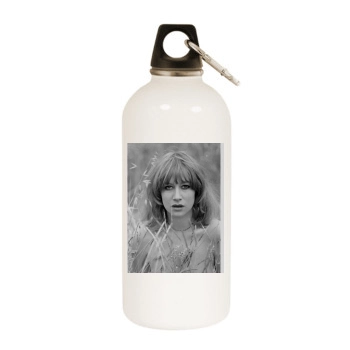 Helen Mirren White Water Bottle With Carabiner