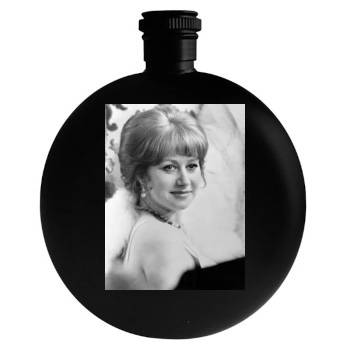 Helen Mirren Round Flask