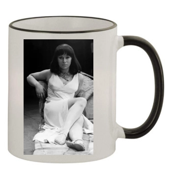 Helen Mirren 11oz Colored Rim & Handle Mug