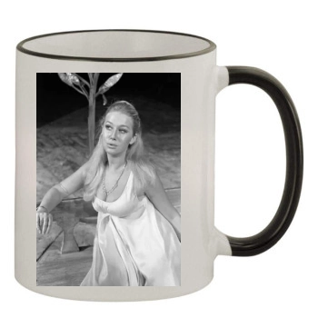 Helen Mirren 11oz Colored Rim & Handle Mug