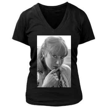 Helen Mirren Women's Deep V-Neck TShirt