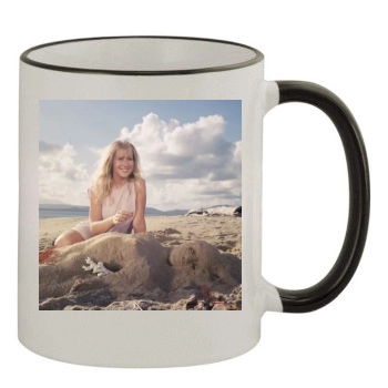 Helen Mirren 11oz Colored Rim & Handle Mug