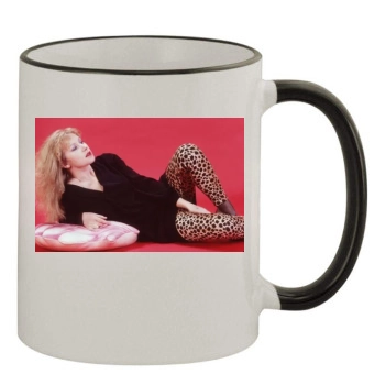 Helen Mirren 11oz Colored Rim & Handle Mug