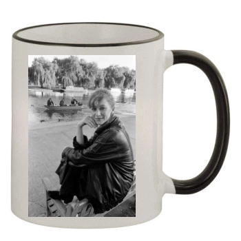 Helen Mirren 11oz Colored Rim & Handle Mug