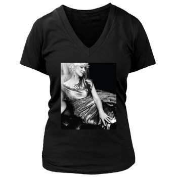 Helen Mirren Women's Deep V-Neck TShirt