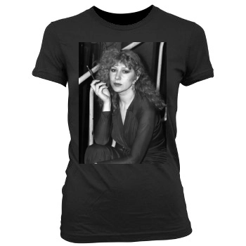 Helen Mirren Women's Junior Cut Crewneck T-Shirt