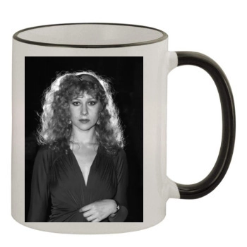 Helen Mirren 11oz Colored Rim & Handle Mug