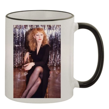 Helen Mirren 11oz Colored Rim & Handle Mug