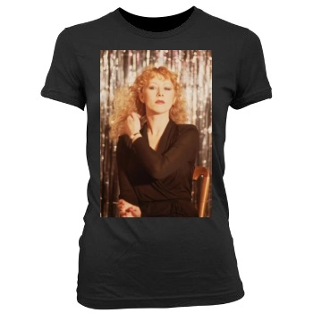 Helen Mirren Women's Junior Cut Crewneck T-Shirt