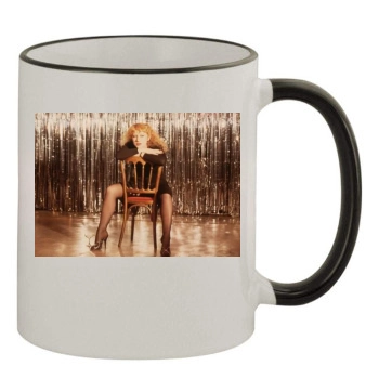 Helen Mirren 11oz Colored Rim & Handle Mug