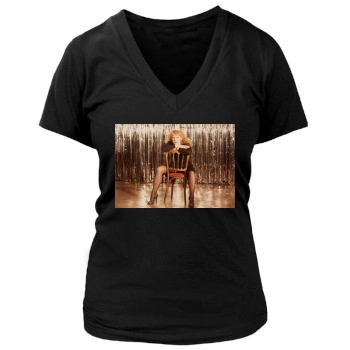 Helen Mirren Women's Deep V-Neck TShirt