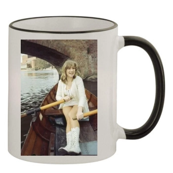 Helen Mirren 11oz Colored Rim & Handle Mug