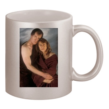 Helen Mirren 11oz Metallic Silver Mug