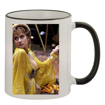 Helen Mirren 11oz Colored Rim & Handle Mug