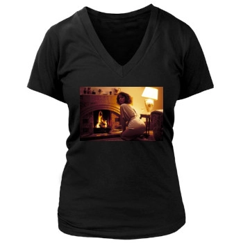 Helen Mirren Women's Deep V-Neck TShirt