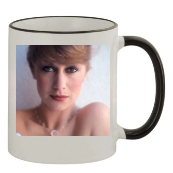 Helen Mirren 11oz Colored Rim & Handle Mug