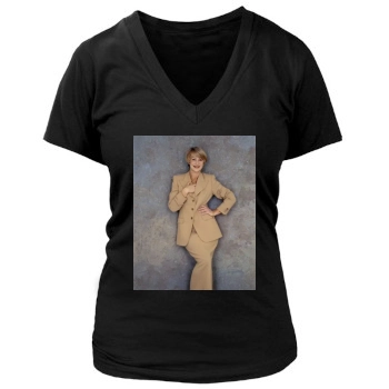 Helen Mirren Women's Deep V-Neck TShirt