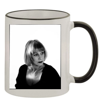 Helen Mirren 11oz Colored Rim & Handle Mug