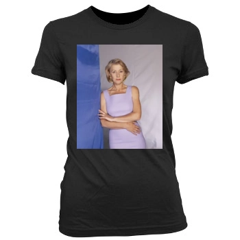 Helen Mirren Women's Junior Cut Crewneck T-Shirt