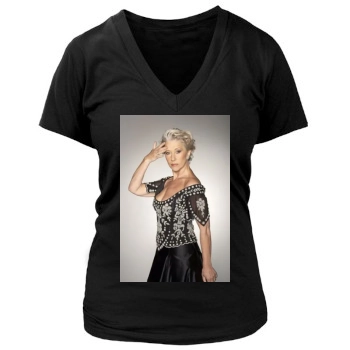 Helen Mirren Women's Deep V-Neck TShirt