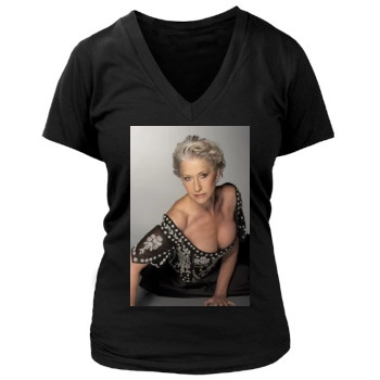 Helen Mirren Women's Deep V-Neck TShirt