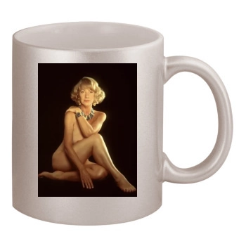 Helen Mirren 11oz Metallic Silver Mug