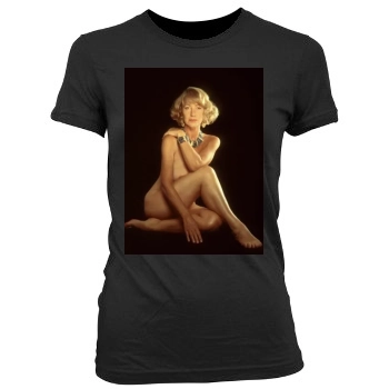 Helen Mirren Women's Junior Cut Crewneck T-Shirt