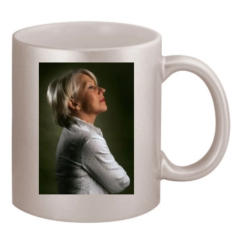 Helen Mirren 11oz Metallic Silver Mug