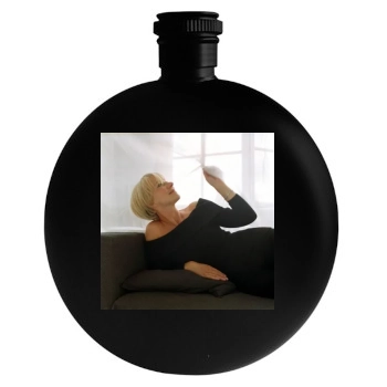 Helen Mirren Round Flask