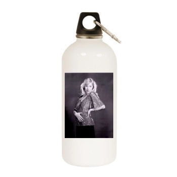 Helen Mirren White Water Bottle With Carabiner