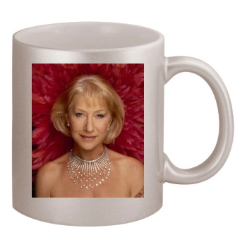 Helen Mirren 11oz Metallic Silver Mug