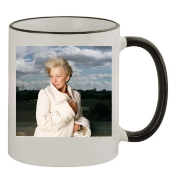 Helen Mirren 11oz Colored Rim & Handle Mug