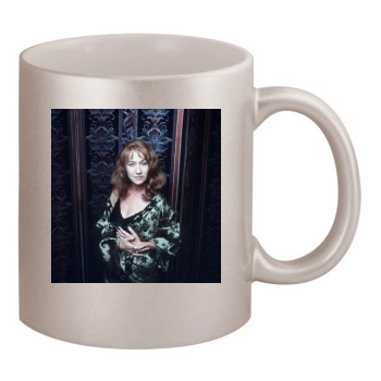 Helen Mirren 11oz Metallic Silver Mug