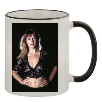 Helen Mirren 11oz Colored Rim & Handle Mug