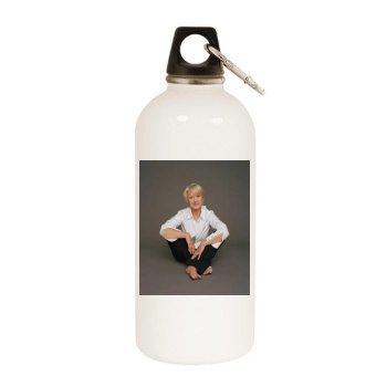 Helen Mirren White Water Bottle With Carabiner