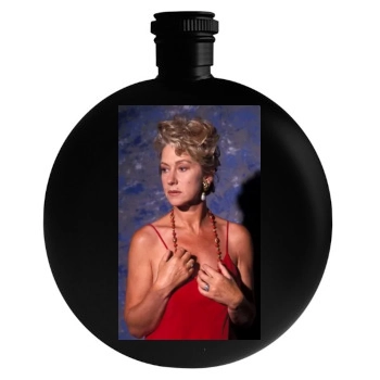 Helen Mirren Round Flask