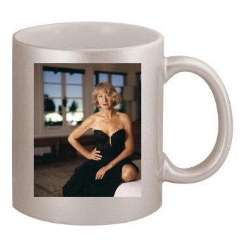 Helen Mirren 11oz Metallic Silver Mug