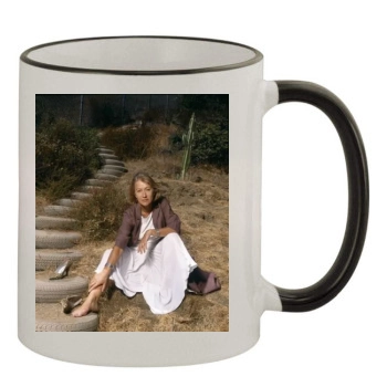 Helen Mirren 11oz Colored Rim & Handle Mug