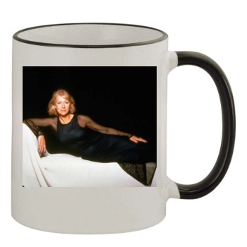 Helen Mirren 11oz Colored Rim & Handle Mug