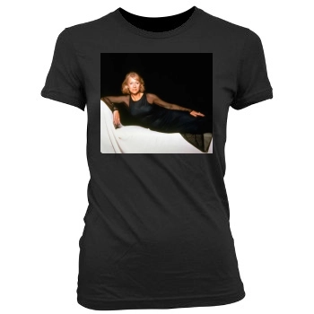 Helen Mirren Women's Junior Cut Crewneck T-Shirt