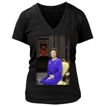 Helen Mirren Women's Deep V-Neck TShirt