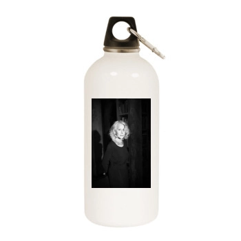 Helen Mirren White Water Bottle With Carabiner