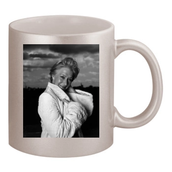 Helen Mirren 11oz Metallic Silver Mug